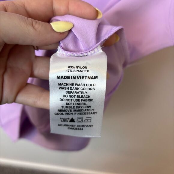 FOOTJOY PERF 1/2 ZIP VEST GATHER LAVENDER NEW with tags Size Large - Picture 14 of 16